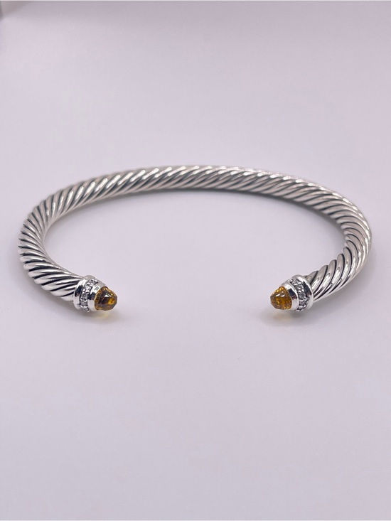 David Yurman Jewelry - David Yurman Cable Classics 5mm Bracelet with Citrine and Diamonds